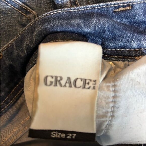GRACE IN LA | high waist denim jeans 27 - Picture 4 of 7